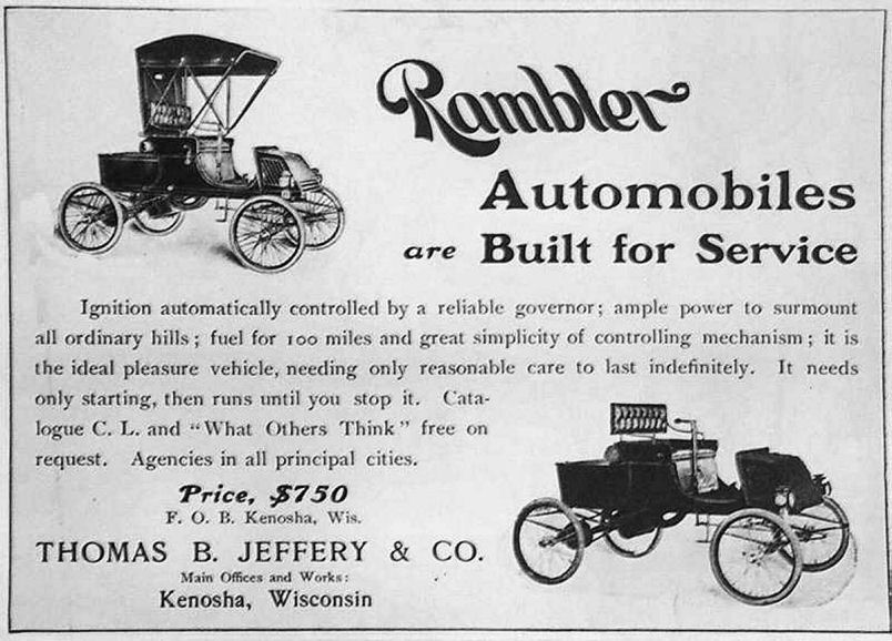 1902 Rambler Automobiles